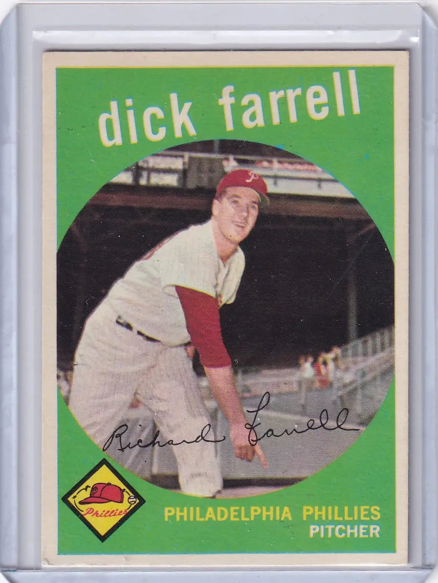 1959 Topps Baseball #175 Dick Farrell - Philadelphia Phillies