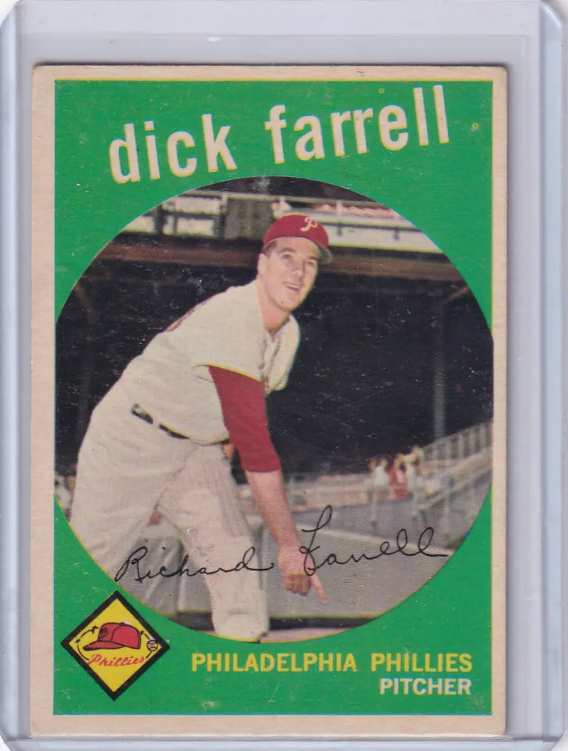 1959 Topps Baseball #175 Dick Farrell - Philadelphia Phillies
