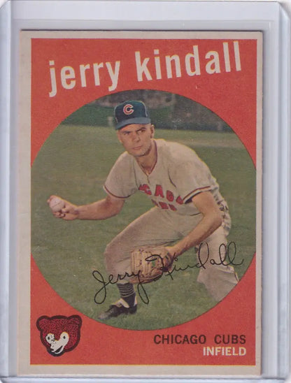 1959 Topps Baseball #274 Jerry Kindall - Chicago Cubs - Baseball Card