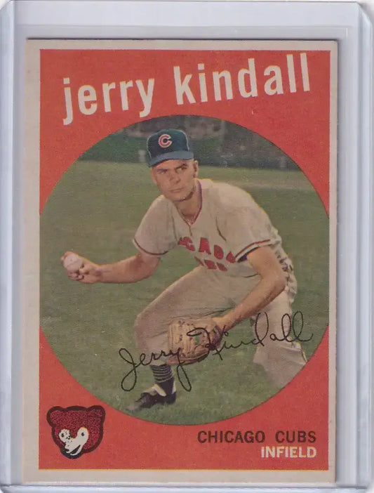 1959 Topps Baseball #274 Jerry Kindall - Chicago Cubs - Baseball Card Single