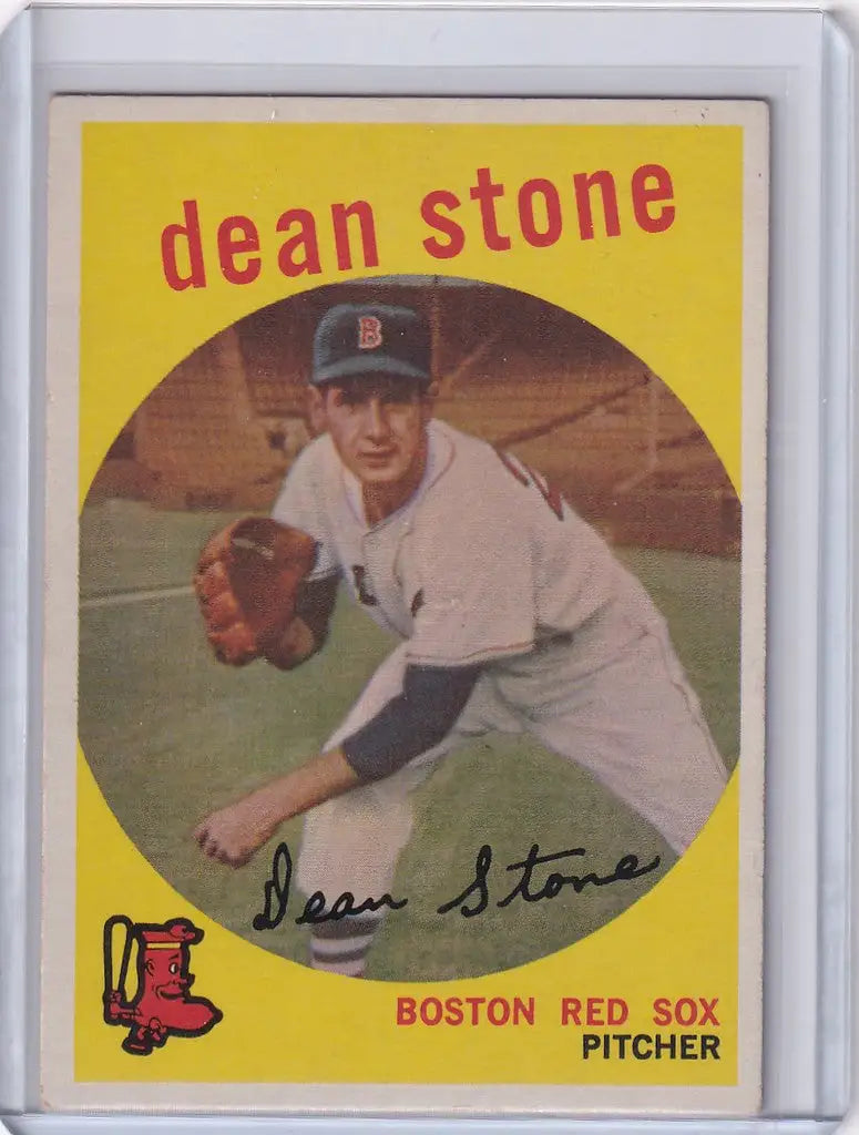 1959 Topps Baseball #286 Dean Stone - Boston Red Sox - Baseball Card Single