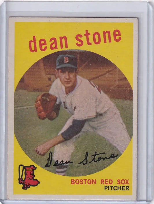1959 Topps Baseball #286 Dean Stone - Boston Red Sox - Baseball Card Single