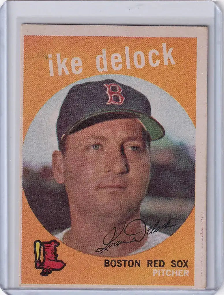 1959 Topps Baseball #437 Ike Delock - Boston Red Sox