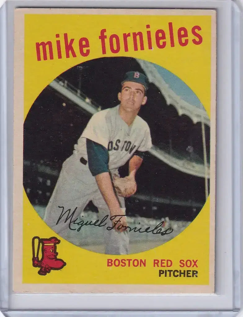 1959 Topps Baseball #473 Mike Fornieles - Boston Red Sox