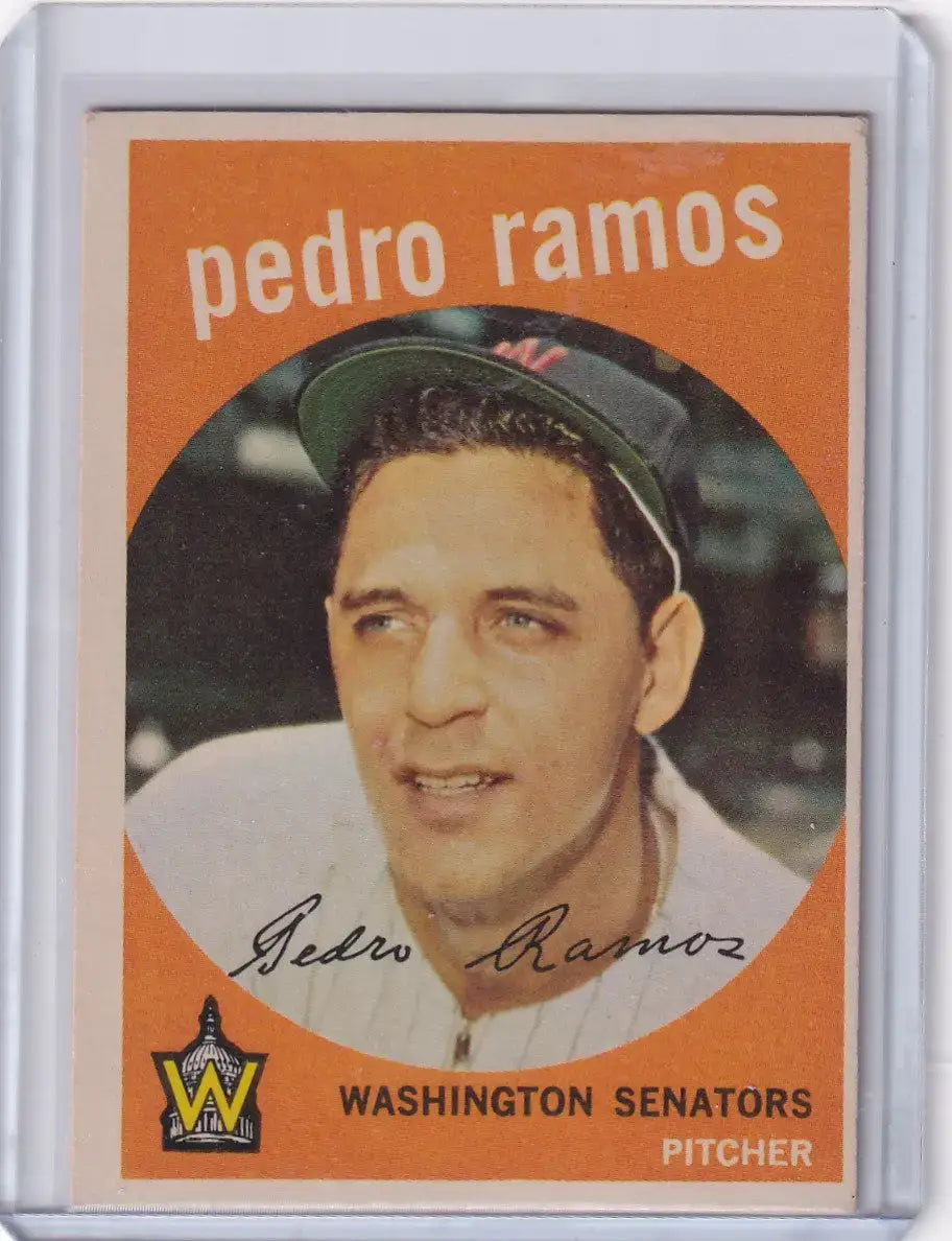 1959 Topps Baseball #78 Pedro Ramos - Washington Senators