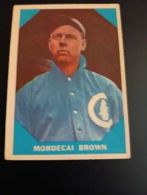 1960 Fleer Baseball Greats - Mordecai Brown #9. EX - Baseball Card Single