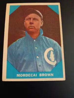 1960 Fleer Baseball Greats - Mordecai Brown #9. EX - Baseball Card Single