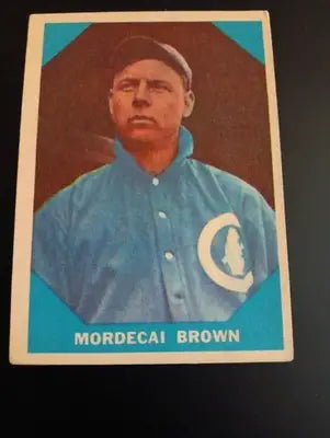 1960 Fleer Baseball Greats - Mordecai Brown #9. EX - Baseball Card Single