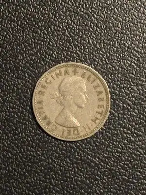 1960 Great Britain One Shilling Coin - Very Fine Condition Collectible