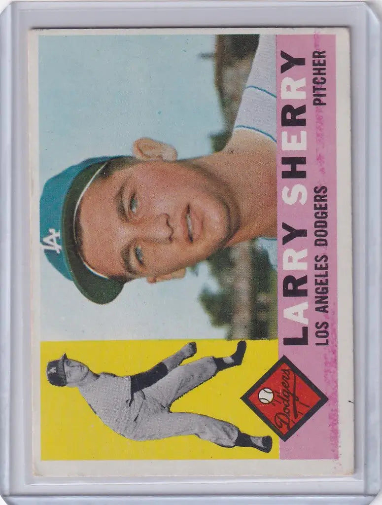 1960 Topps #105 Larry Sherry - Los Angeles Dodgers RC