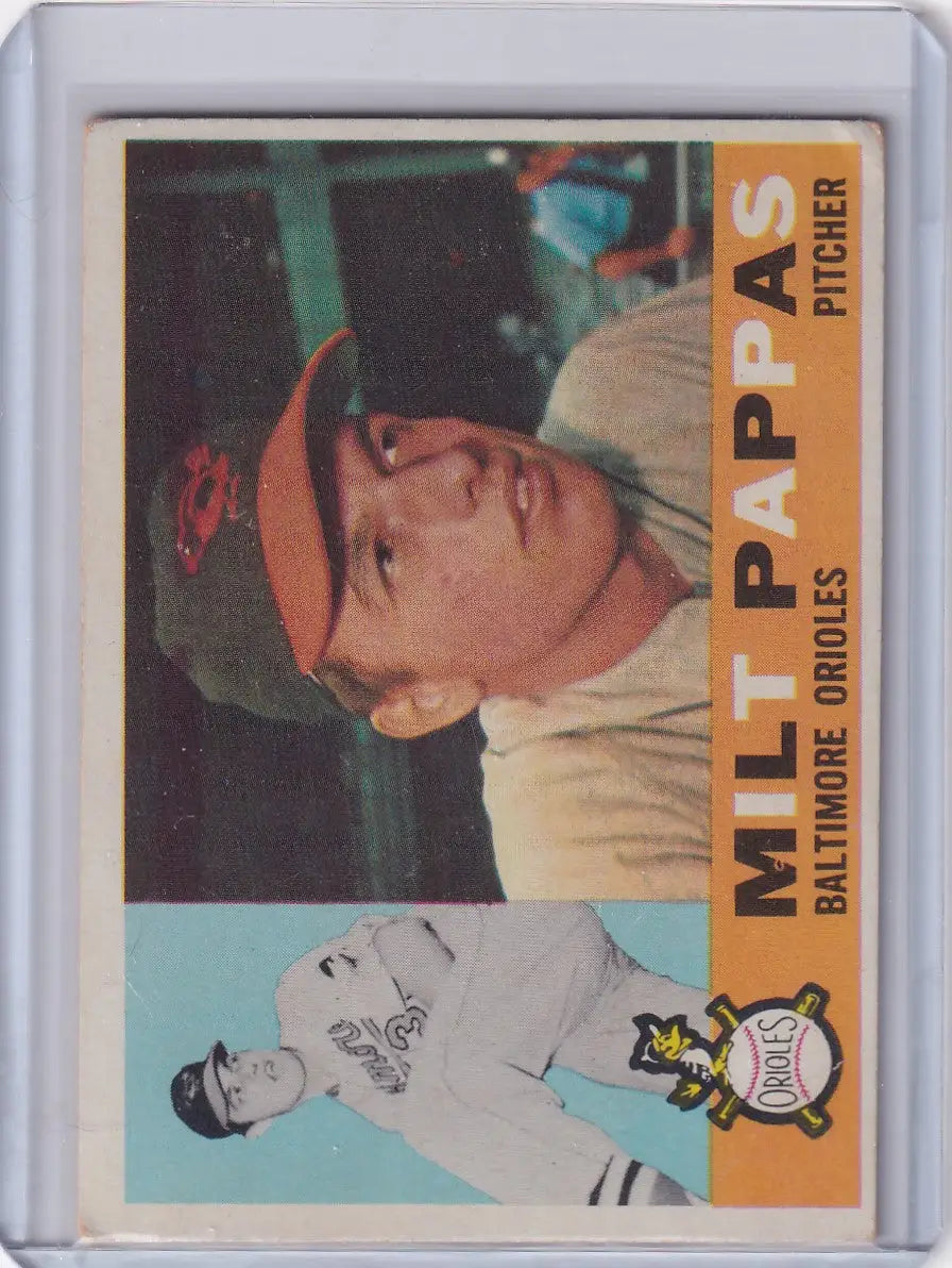 1960 Topps #12 Milt Pappas - Baltimore Orioles
