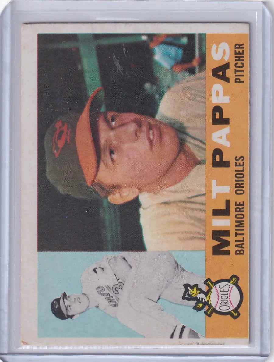 1960 Topps #12 Milt Pappas - Baltimore Orioles
