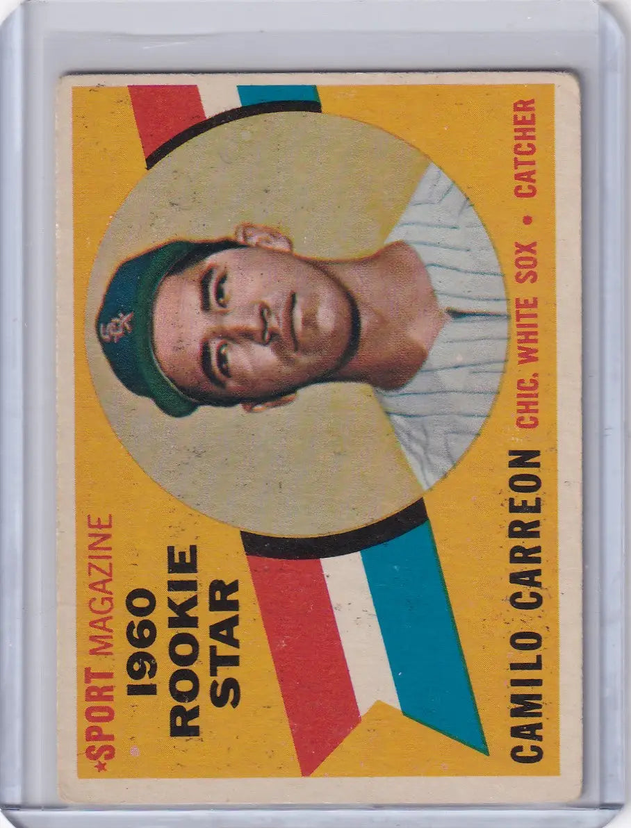1960 Topps #121 Camilo Carreon - Chicago White Sox RC