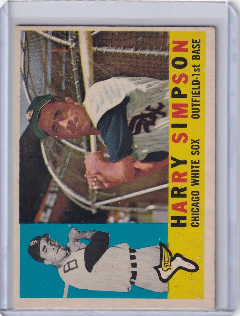 1960 Topps #180 Harry Simpson - Chicago White Sox