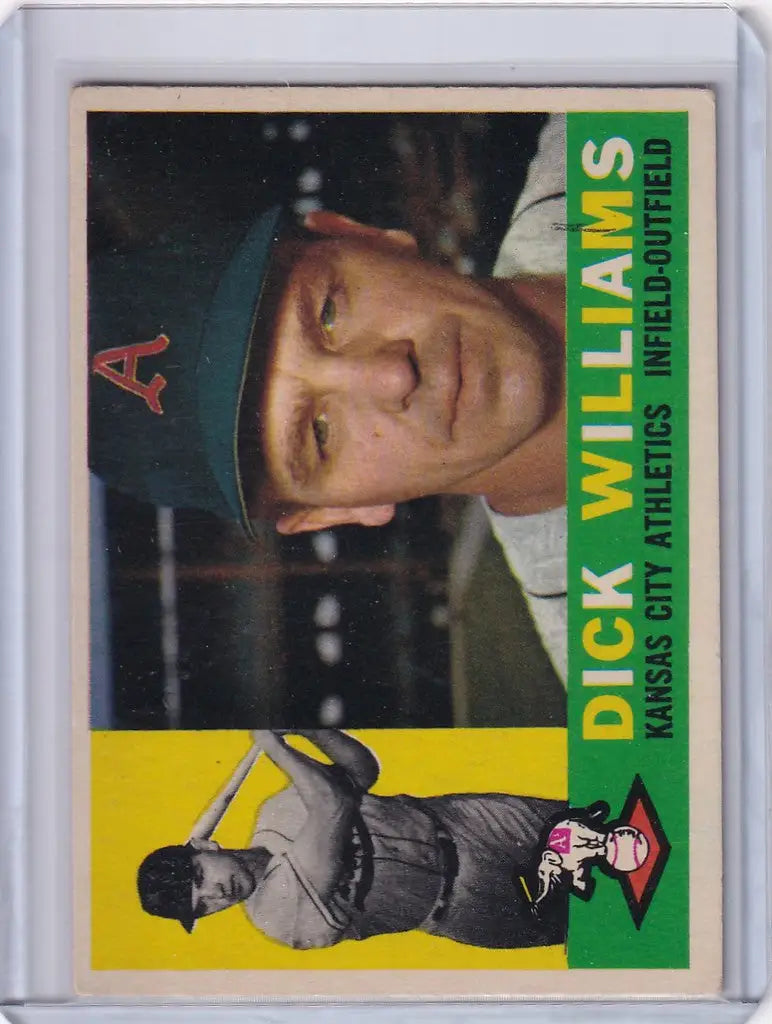 1960 Topps #188 Dick Williams - Kansas City Athletics
