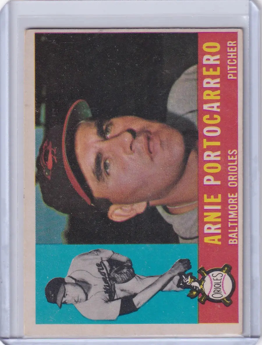 1960 Topps #254 Arnie Portocarrero - Baltimore Orioles
