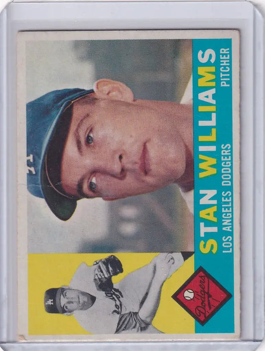 1960 Topps #278 Stan Williams - Los Angeles Dodgers - Baseball Card Single