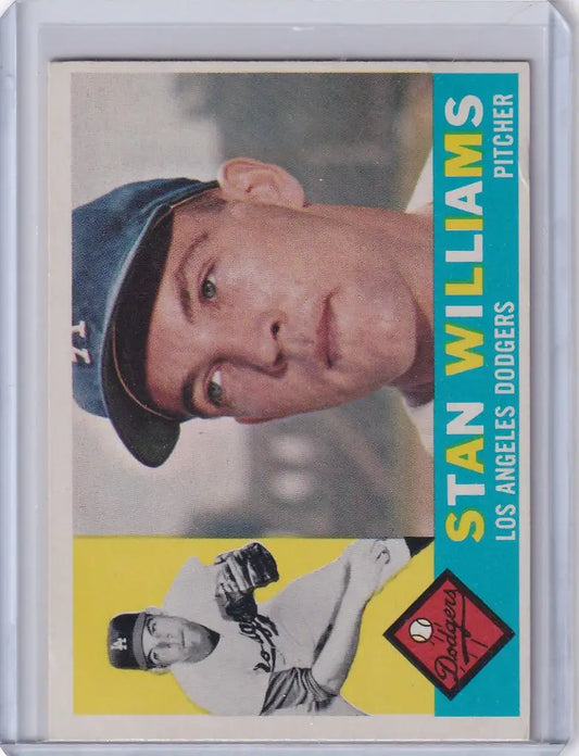 1960 Topps #278 Stan Williams - Los Angeles Dodgers - Baseball Card Single