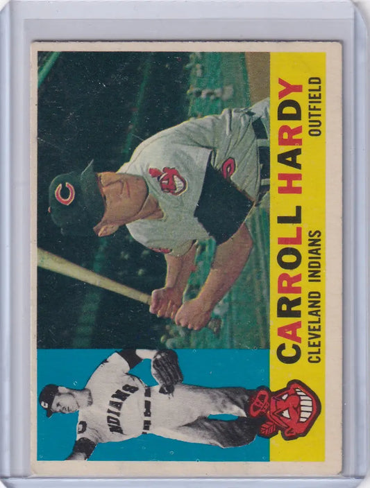 1960 Topps #341 Carroll Hardy - Cleveland Indians - Baseball Card Single