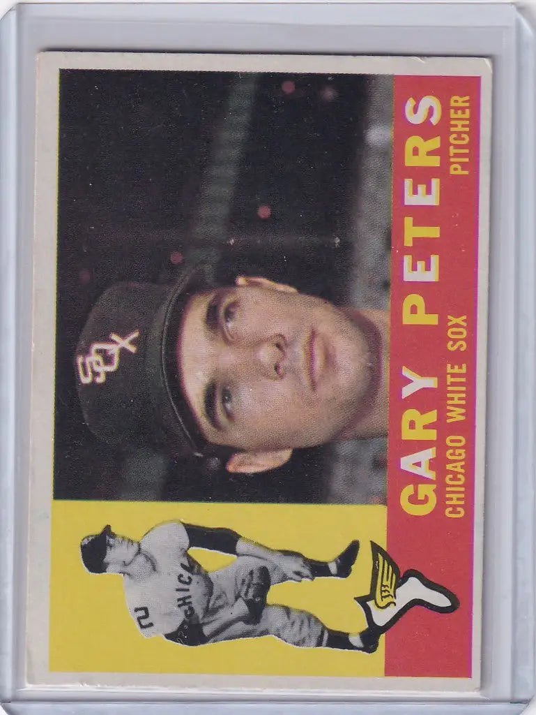 1960 Topps #407 Gary Peters Chicago White Sox rookie card collectible image