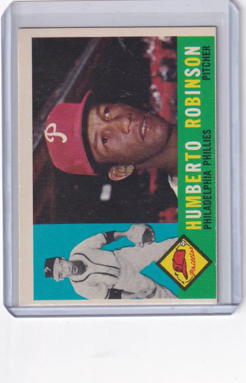 1960 Topps #416 Humberto Robinson - Philadelphia Phillies