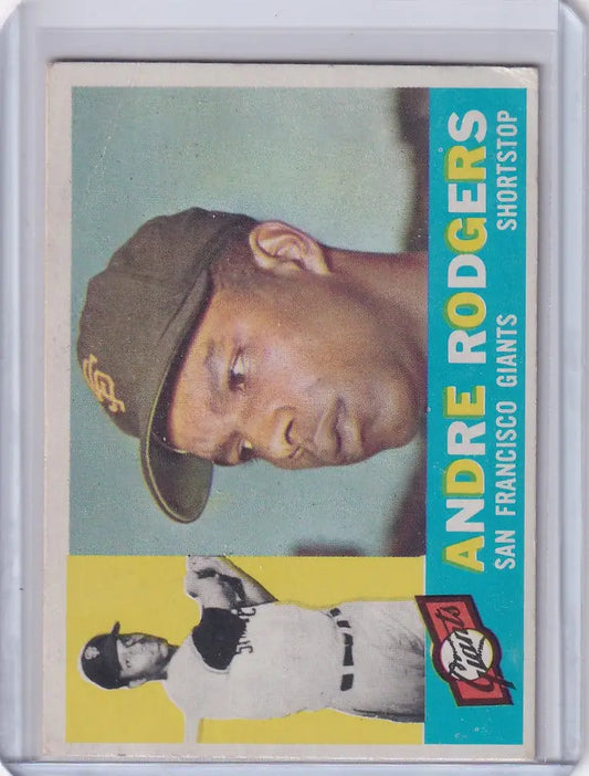 1960 Topps #431 Andre Rodgers - San Francisco Giants - Baseball Card Single