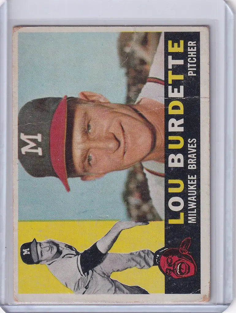 1960 Topps #70 Lou Burdette - Milwaukee Braves