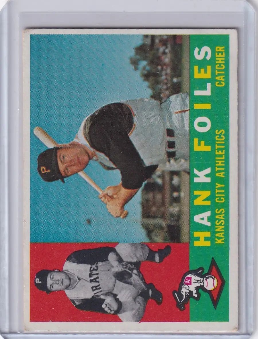 1960 Topps #77 Hank Foiles - Kansas City Athletics