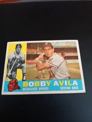 1960 Topps - Bobby Avila #90. Milwaukee Braves. EX+ - Baseball Card Single