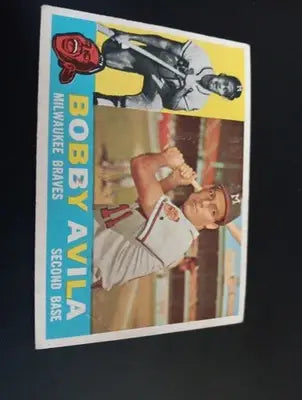 1960 Topps - Bobby Avila #90. Milwaukee Braves. EX+ - Baseball Card Single
