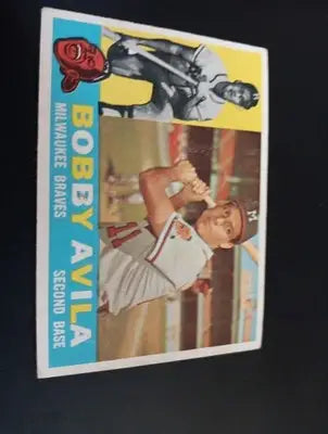 1960 Topps - Bobby Avila #90. Milwaukee Braves. EX+ - Baseball Card Single