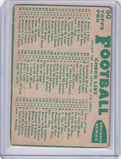 Vintage Topps Football card of the Packers Team featuring statistics in green print