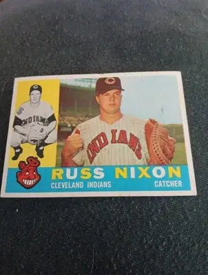 1960 Topps - Russ Nixon #36. Cleveland Indians. EX+ - Baseball Card Single