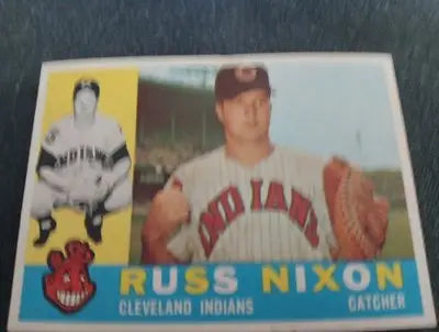 1960 Topps - Russ Nixon #36. Cleveland Indians. EX+ - Baseball Card Single