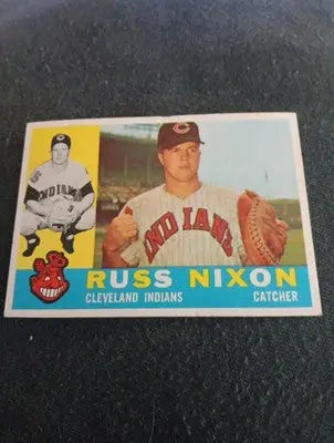 1960 Topps - Russ Nixon #36. Cleveland Indians. EX+ - Baseball Card Single
