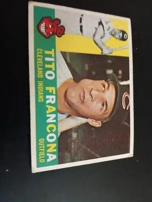 1960 Topps - Tito Francona #30. Cleveland Indians. EX - EX+ - Baseball Card Single