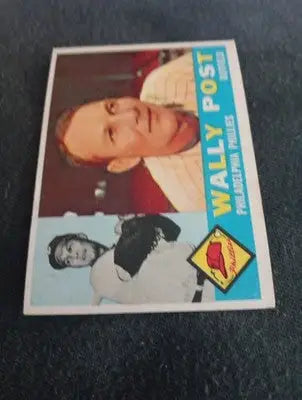 1960 Topps - Wally Post #13. Philadelphia Phillies. EX - Baseball Card Single