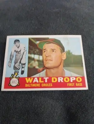 1960 Topps - Walt Dropo #79. Baltimore Orioles. minor front mark. VG+ - EX - Baseball Card Single