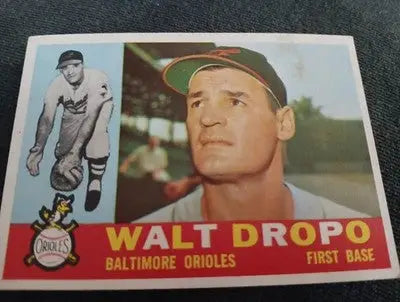 1960 Topps - Walt Dropo #79. Baltimore Orioles. minor front mark. VG+ - EX - Baseball Card Single