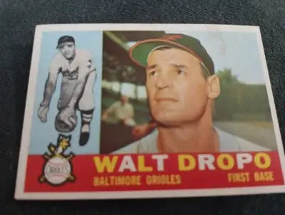 1960 Topps - Walt Dropo #79. Baltimore Orioles. minor front mark. VG+ - EX - Baseball Card Single
