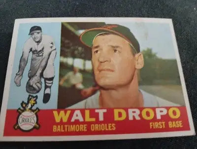 1960 Topps - Walt Dropo #79. Baltimore Orioles. minor front mark. VG+ - EX - Baseball Card Single