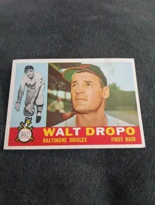 1960 Topps - Walt Dropo #79. Baltimore Orioles. minor front mark. VG+ - EX - Baseball Card Single