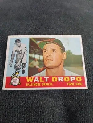 1960 Topps - Walt Dropo #79. Baltimore Orioles. minor front mark. VG+ - EX - Baseball Card Single
