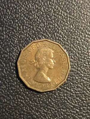 1960 UK 3 Pence Coin | Very Good Condition | Collectible