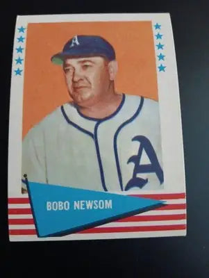 1961 Fleer Baseball Greats - Bobo Newsom #67. EX+ - Baseball Card Single