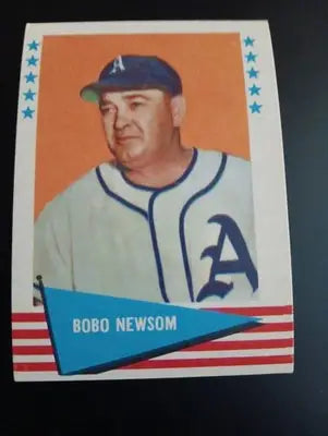 1961 Fleer Baseball Greats - Bobo Newsom #67. EX+ - Baseball Card Single