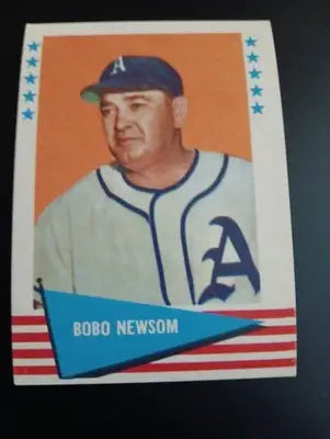 1961 Fleer Baseball Greats - Bobo Newsom #67. EX+ - Baseball Card Single