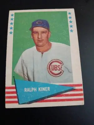 1961 Fleer Baseball Greats - Ralph Kiner #50. EX - EX+ - Baseball Card Single