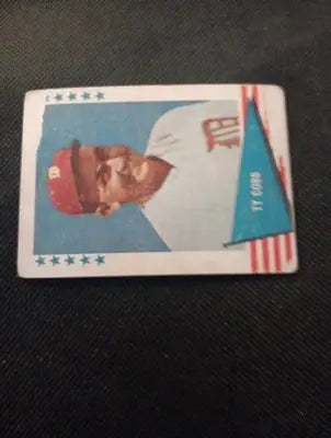 1961 Fleer Baseball Greats - Ty Cobb #14. Tigers. front paper loss. VG - Baseball Card Single