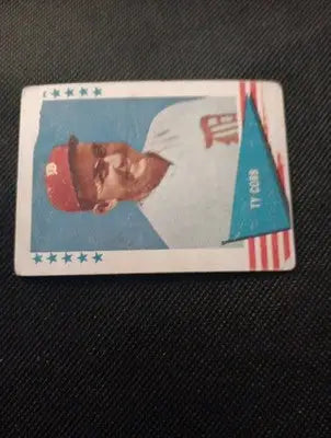 1961 Fleer Baseball Greats - Ty Cobb #14. Tigers. front paper loss. VG - Baseball Card Single